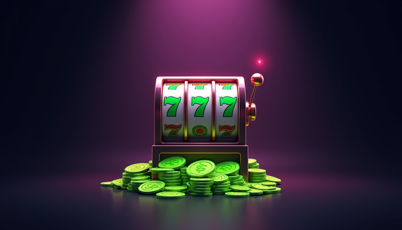 Bikini Paradise tropical slot symbols on reels